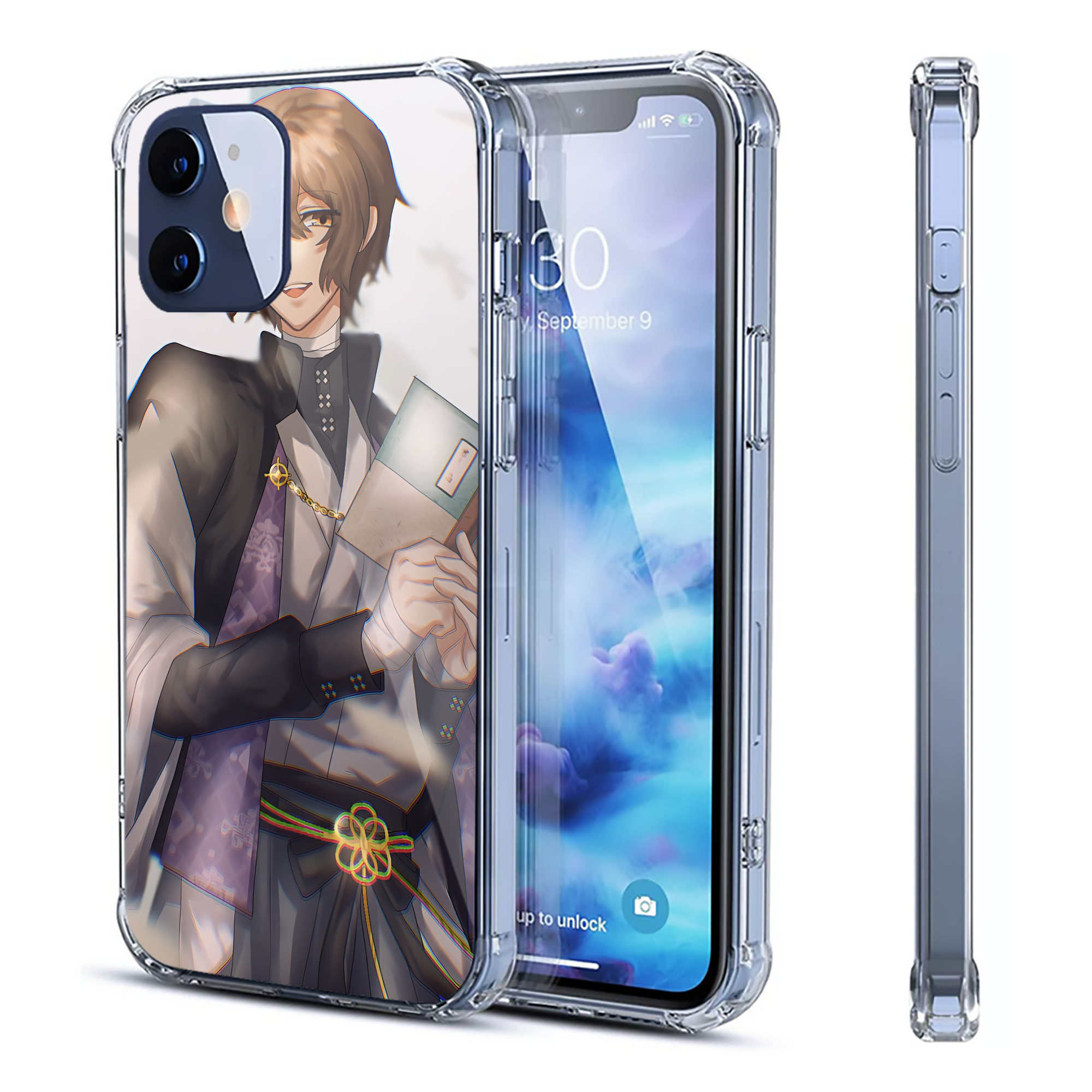 （画像用） 文豪ストレイドッグス Bungo Stray Dogs 【iPhone 12シリーズ対応】透明スマホケース（クリアソフトケース）